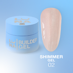 LUNAmoon Shimmer Gel Nº 2 30 ml — Gel de construcción con brillo – LUNAmoon