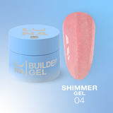LUNAmoon Shimmer Gel Nº 4 30 ml — Gel de construcción con brillo – LUNAmoon
