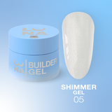 LUNAmoon Shimmer Gel Nº 5 30 ml — Gel de construcción con brillo – LUNAmoon
