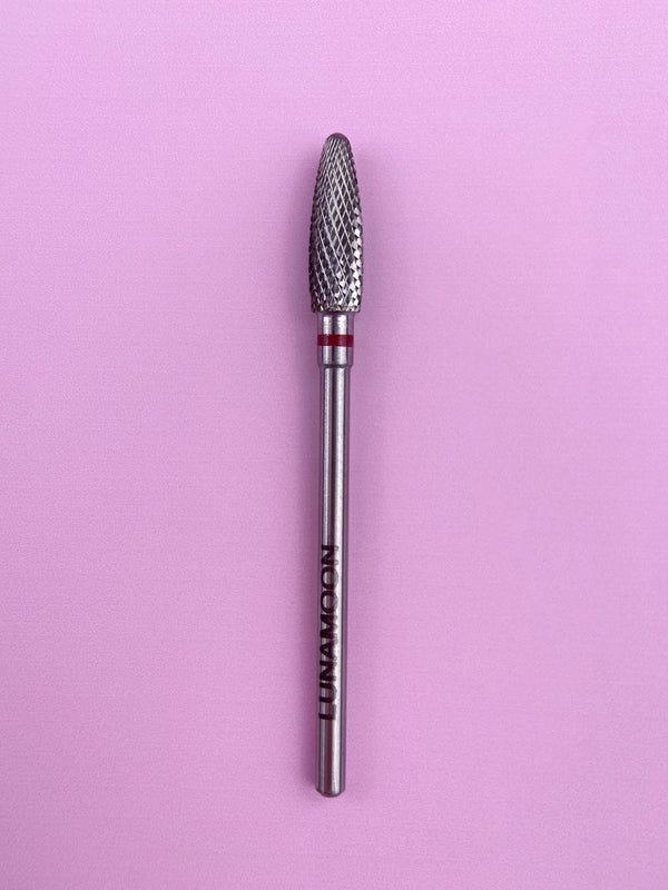 LUNAmoon Fresa de carburo Corn fina Soft Red (R) 4,0 mm
