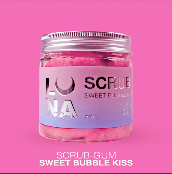 LUNAmoon Exfoliante Sweet Bubble Kiss 200 ml — Manos y pies