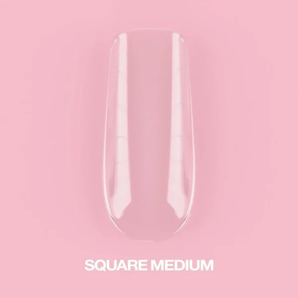 LUNAmoon Gel Tips Square Medium — Tips de gel 500 uds