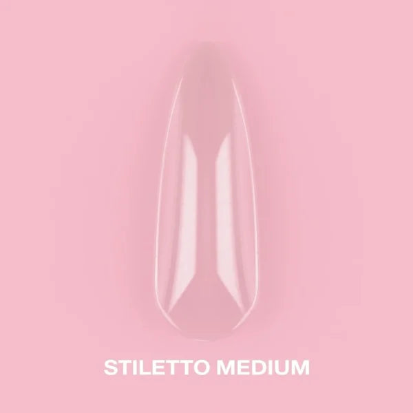 LUNAmoon Gel Tips Stiletto Medium — Tips de gel 500 uds