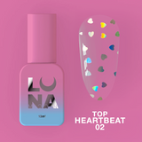 LUNAmoon Top Heartbeat Nº 2 13 ml — Top con efecto – LUNAmoon