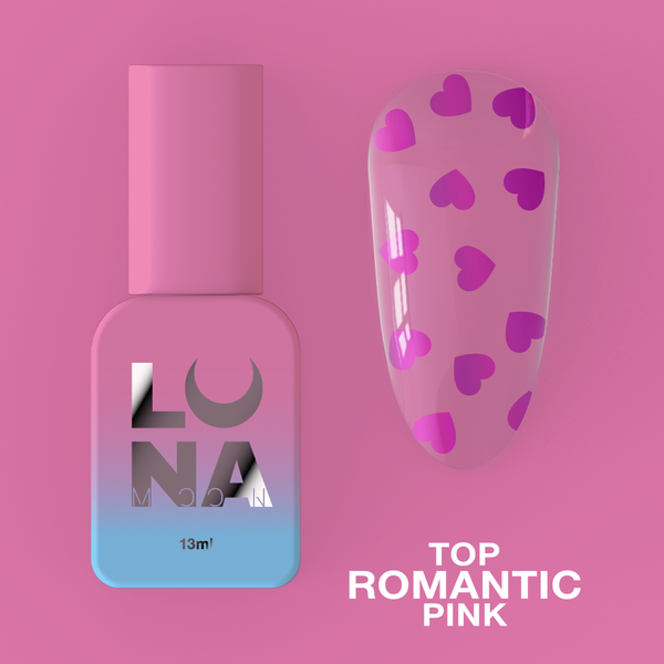 LUNAmoon Top Romantic Pink 13 ml — Top con efecto